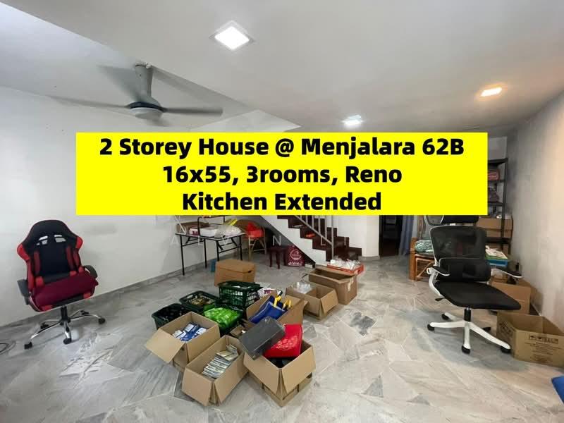 Bandar Menjalara 62B, 16x55, 3rooms, Kitchen Extended - 1
