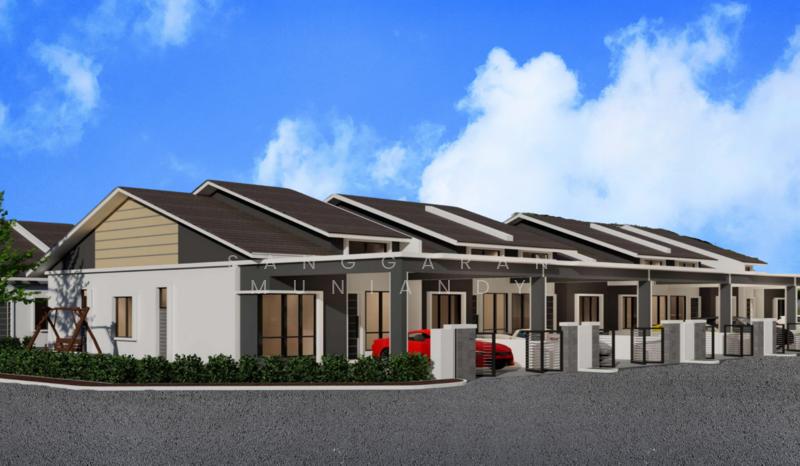 RUMAH TERES SETINGKAT DI BAGAN SERAI - 3