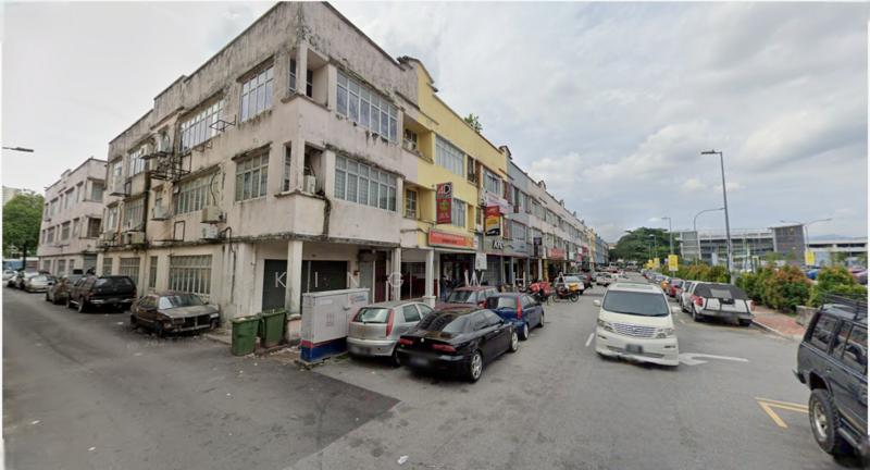 danau kota 3 sty shoplot . near mrt 3 and facing new condo , 22x80 . - 5