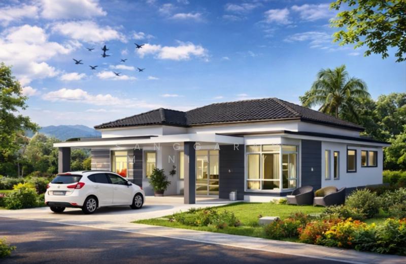 RUMAH BANGLO SETINGKAT DI GURUN - 4