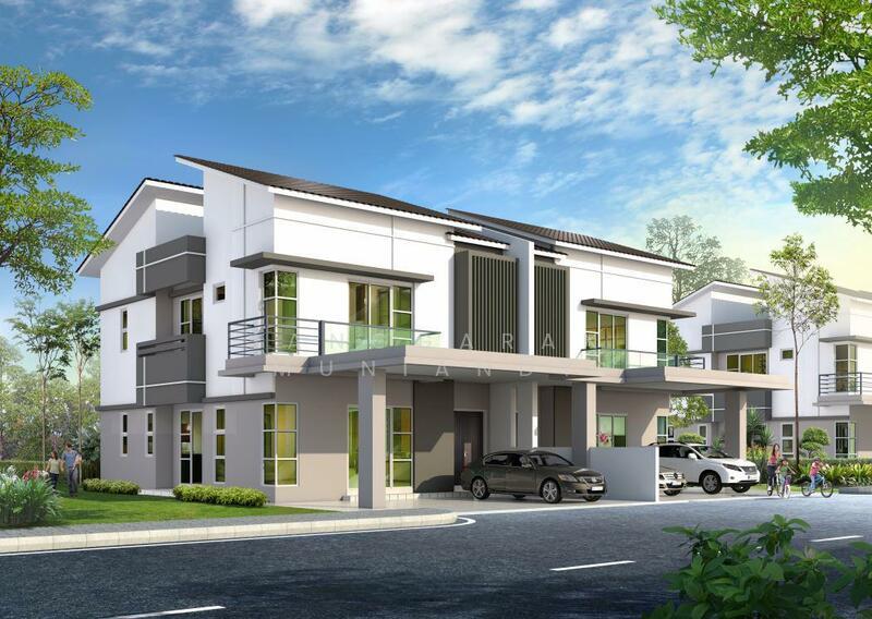 Rumah Berkembar Dua Tingkat di Nibong Tebal - 1