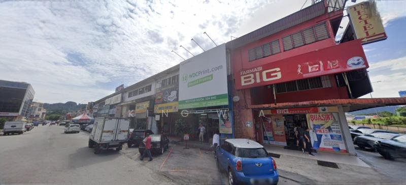 taman melawati jalan negara 3 sty shoplot . main entrance , freehold , 22x80 - 3