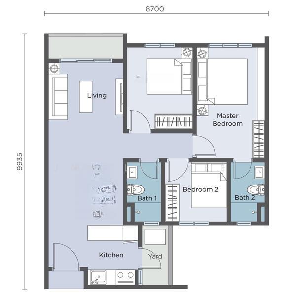 RV2 Residence (Riverville Residences 2) - 3
