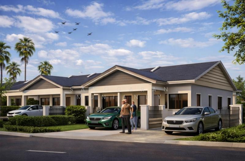 RUMAH TERES SETINGKAT DI BAGAN SERAI - 1