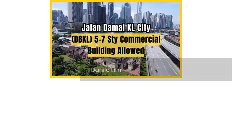 Jalan Damai, Ampang, Bungalow Land, 15570sf Land, Can Build 5-7 Storey Commercial Building - 1