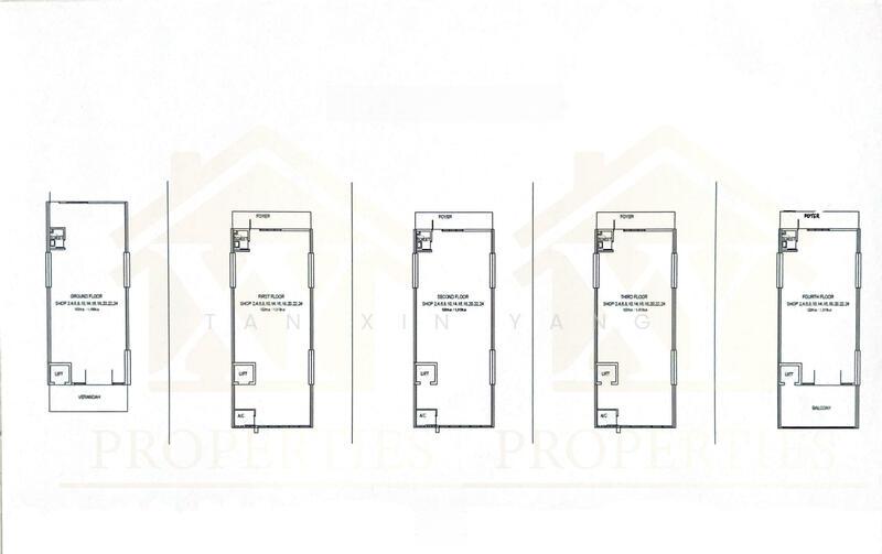 Jelutong Perak Road Main Road 5 Storeys Commercial Shoplot - 2