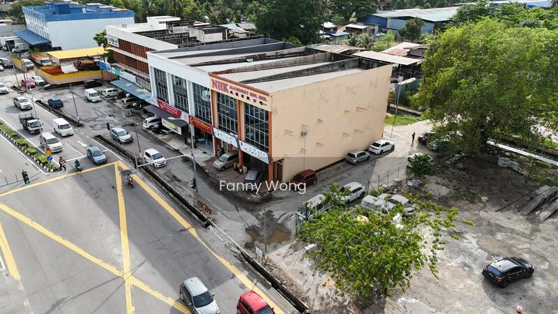 3-Storey Terrace shoplot Raja Uda Mainroad commercial land - 1