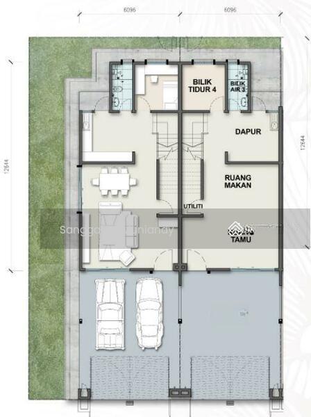 Rumah Teres Dua Tingkat di Jitra, Kedah - 2