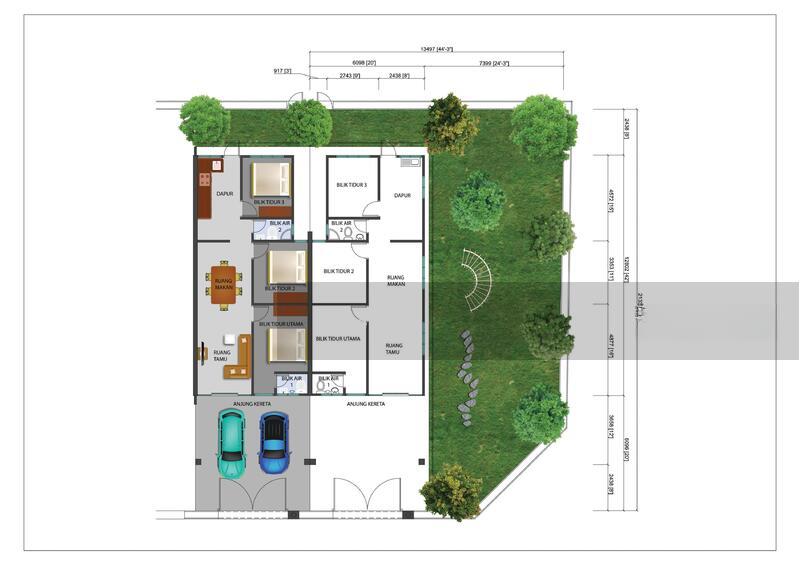 Teres 1 Tingkat - Taman Kubang Rotan Fasa 2B - Alor Setar - 3