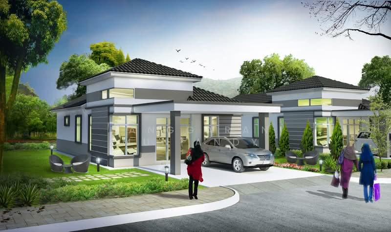 RUMAH BANGLO SETINGKAT DI GURUN - 5