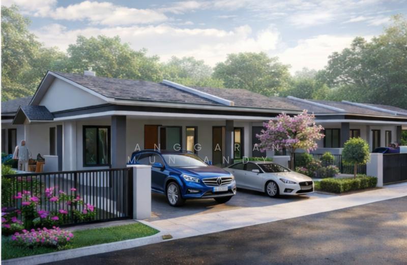 RUMAH BERKEMBAR SETINGKAT DI PENDANG - 1