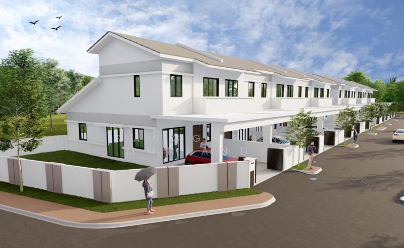 RUMAH TERES 1.5 TINGKAT DI KUBANG SEMANG - 2