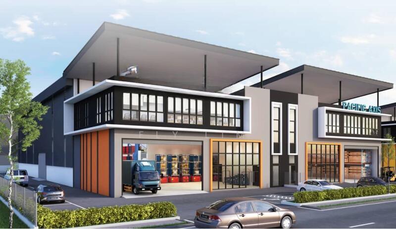 Wisdom Park Jenjarom TPG Banting Puchong SKVE WCE Highway 1.5str Semi D Factory - 2