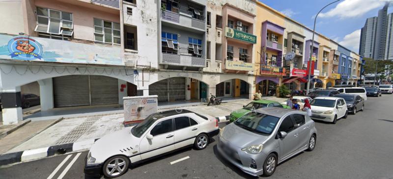 danau kota 3 sty shoplot . setapak 22x75 . near setapak central - 1