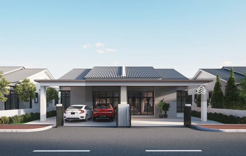 Rumah Semi-D Kluster Setingkat di Gurun - 1