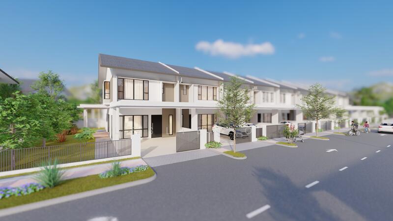 Central Rafflesia I - Corner Double Storey Terrace - 1