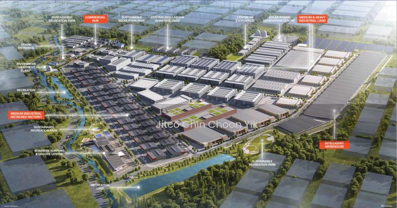 Freehold Heavy Industrial Land 2.5ac to 60ac Senawang full infra gas pipe - 5