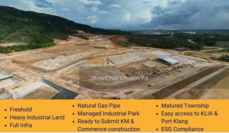 Freehold Heavy Industrial Land 2.5ac to 60ac Senawang full infra gas pipe - 1