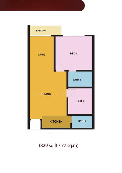 D'Secret Garden 2 (Pangsapuri Kempas Indah 2) - 2