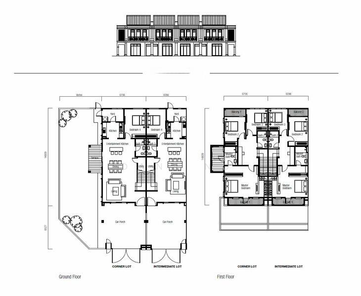 ENDLOT 32x70 FULL LOAN Extra Land MERRYDALE Type A Eco Majestic Semenyih - 2