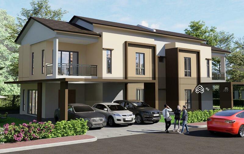 Rumah Berkembar Dua Tingkat ( Jenis A ) di Lunas - 1