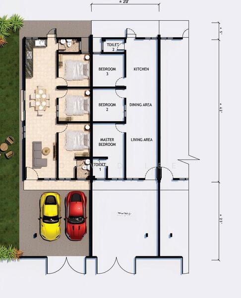 1-storey Taman Vila Permai (Perak) - 2