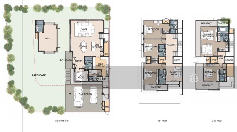 Corner Unit 2.5 Storey Semi-D Senna Residence, Presint 12 - 2