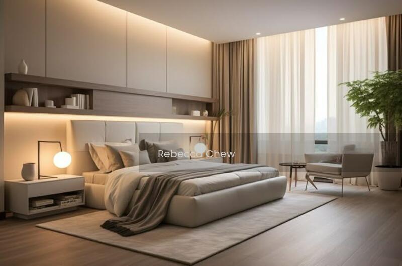 Bungalow Semi-D Duplex condo Fully Furnished walk to MRT with L-shape balcony from 1110sqft-2500sqft - 3