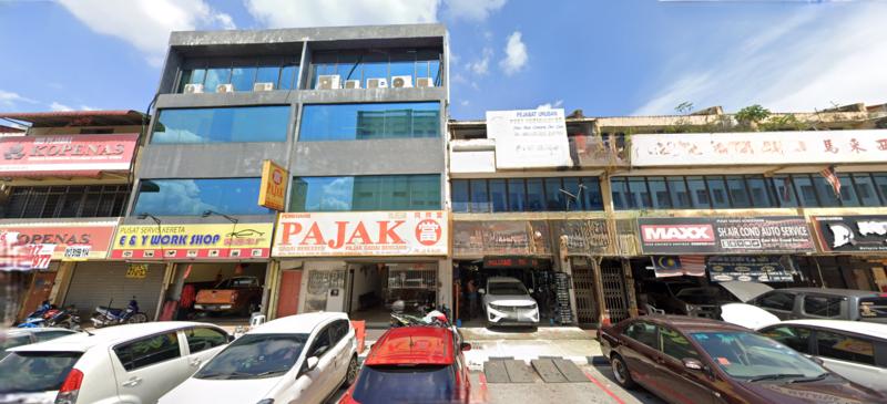 taman sri rampai 4 sty shoplot , freehold . 20x70 setapak - 1